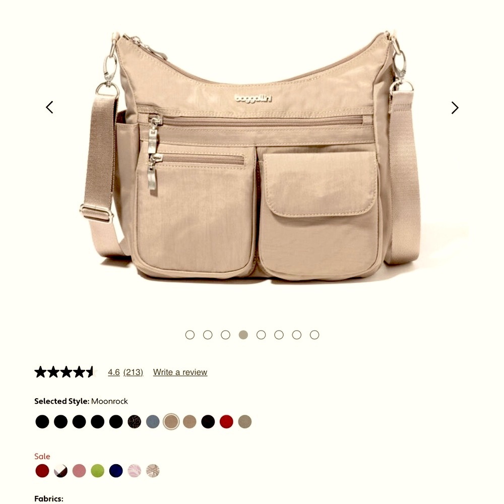 NWOT Baggallini Everywhere bag! Over 10,000 sold. Easy reach phone pocket.